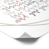 Nummer 6:24 - Der Herr segne Sie - Poster (Ecke)