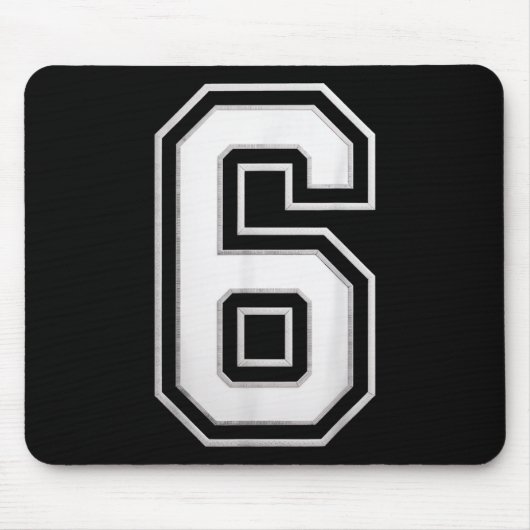 Nummer 6 67 Meme Matching  Mousepad (Vorne)