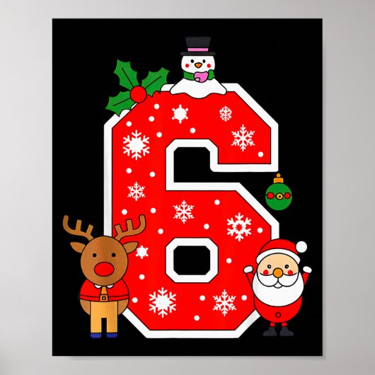 Nummer 6 67 Meme Paare Pyjamas Weihnachten Matchin Poster (Vorne)
