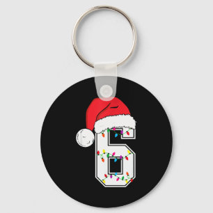 Nummer 6 67 Meme Santa Weihnachten Matching-Gruppe Schlüsselanhänger
