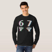 Nummer 6 7 • Passend 67 Meme Halloween Sechs Siebe T-Shirt (Vorne ganz)