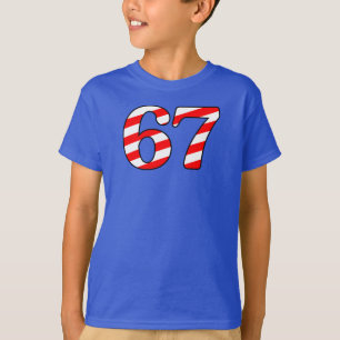 Nummer 6 7 Weihnachtscreme Cane T-Shirt