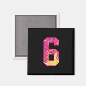 Nummer 6 Eis Drip 67 Meme Paar Halloween C Magnet (Vorderseite/Rückseite)