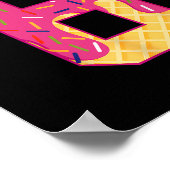 Nummer 6 Eis Drip 67 Meme Paar Halloween C Poster (Ecke)