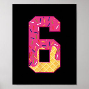 Nummer 6 Eis Drip 67 Meme Paar Halloween C Poster