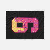 Nummer 6 Eiscreme-Tropf 67 Meme-Paar Halloween C Fleecedecke (Vorderseite (Horizontal))