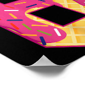 Nummer 6 Eiscreme-Tropf 67 Meme-Paar Halloween C Poster (Ecke)