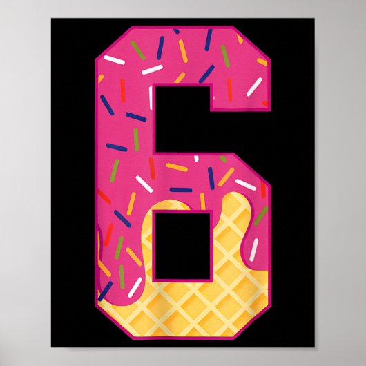 Nummer 6 Eiscreme-Tropf 67 Meme-Paar Halloween C Poster (Vorne)