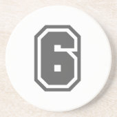 Nummer 6 getränkeuntersetzer (Vorne)