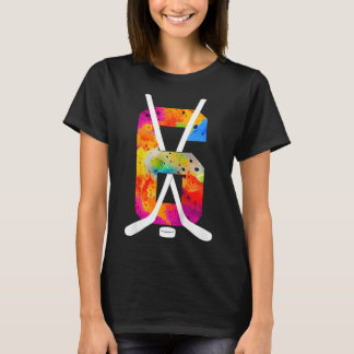 Nummer 6 Jahre Eishockey 6. Geburtstag (1) T-Shirt
