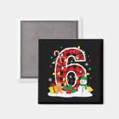 Nummer 6 Lustig 67 Sechs Sieben Meme Passendes Paa Magnet (Vorderseite/Rückseite)