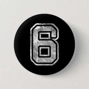 Nummer 6 Lustige Übereinstimmung 67 Meme Halloween Button