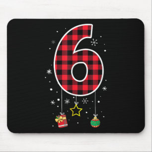 Nummer 6 Lustiger Meme-Spruch 6 7 Sechs Sieben Wei Mousepad
