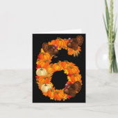 Nummer 6 Lustiger Spruch 6 7 Sechs Sieben Meme Paa Karte (Vorderseite)