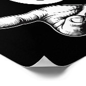 Nummer 6 Matching Duo 67 Meme Gen Alpha Slang Poster (Ecke)