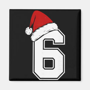 Nummer 6 Matching Six Seven 6 7 Meme 6 7 Weihnacht Magnet