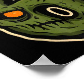 Nummer 6 Monster 67 Meme passendes Halloween-Pärch Poster (Ecke)