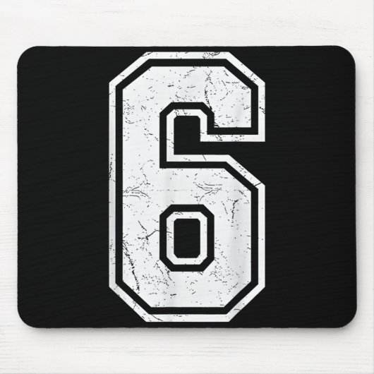Nummer 6 Passend 67 Meme Kostüm Männer Frauen Kind Mousepad (Vorne)