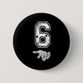 Nummer 6 passend 67 Meme Paare Halloween Kostüm Button (Vorderseite)