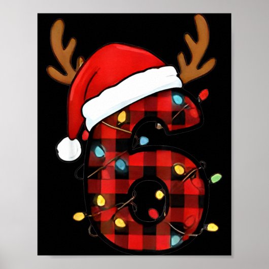 Nummer 6 Passend 67 Meme Weihnachtskostüm Männer W Poster (Vorne)