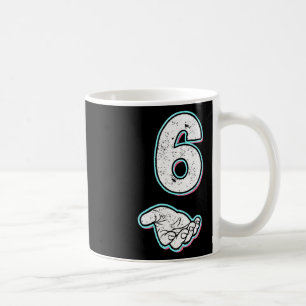 Nummer 6 passend zu 67 Meme Halloween Kostüm Männe Kaffeetasse