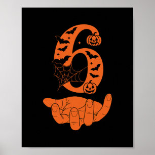 Nummer 6 passend zu 67 Meme Halloween-Kostüm Männe Poster