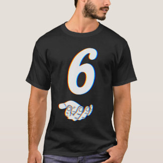 Nummer 6 passend zu 67 Meme Halloween Kostüm Männe T-Shirt