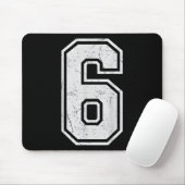 Nummer 6 passend zu 67 Meme Kostüm Männer Frauen K Mousepad (Mit Mouse)