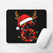 Nummer 6 passend zu 67 Meme Weihnachtskostüm Männe Mousepad (Mit Mouse)