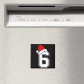 Nummer 6 passend zu Six Seven 6 7 Meme 6 7 Weihnac Magnet (In Situ (Geschirrspüler))