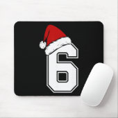 Nummer 6 passend zu Six Seven 6 7 Meme 6 7 Weihnac Mousepad (Mit Mouse)