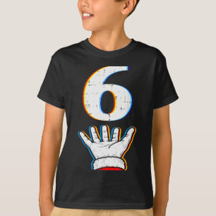 Nummer 6 passende 67 Meme Weihnachten Pyjama Männe T-Shirt