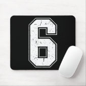 Nummer 6 passendes Kostüm 67 Meme Kostüm Distresse Mousepad (Mit Mouse)