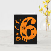Nummer 6 Sechs Sieben 6 7 Meme Lustiges Design Paa Karte (Gelbe Blume)