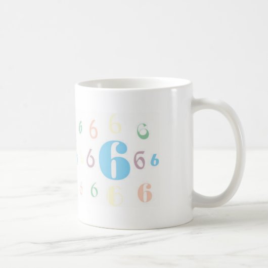 Nummer 6 Tasse (Rechts)