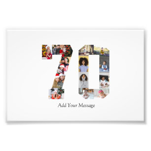 Nummer 70 Foto-Collage Fotodruck