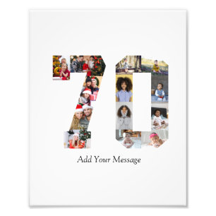 Nummer 70 Foto-Collage Fotodruck