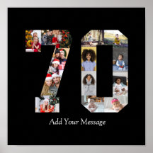 Nummer 70 Fotocollage