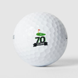 Nummer 70 Par Golfplatz für Golfer zum 70. Geburts Golfball