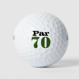 Nummer 70 Par Golfplatz für Golfer zum 70. Geburts Golfball