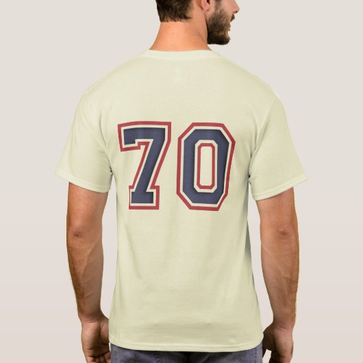 Nummer 70 T - Shirt (Rückseite)