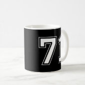 Nummer 71 kaffeetasse (VorderseiteRechts)