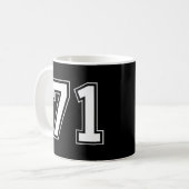 Nummer 71 kaffeetasse (Vorderseite Links)
