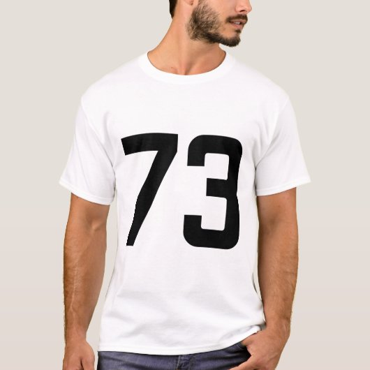 NUMMER 73 T-Shirt (Vorderseite)