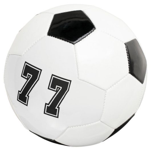Nummer 77 fußball (Dreiviertel)
