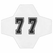 Nummer 77 fußball (Flach)