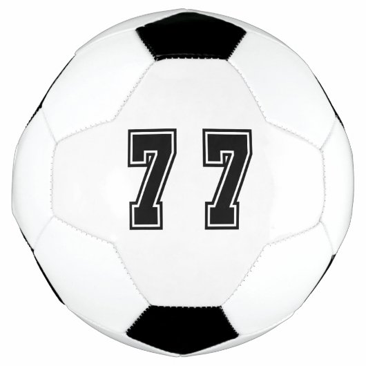 Nummer 77 fußball (Vorderseite)