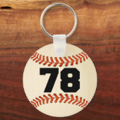 Nummer 78 Baseball Schlüsselanhänger (Vorderseite)