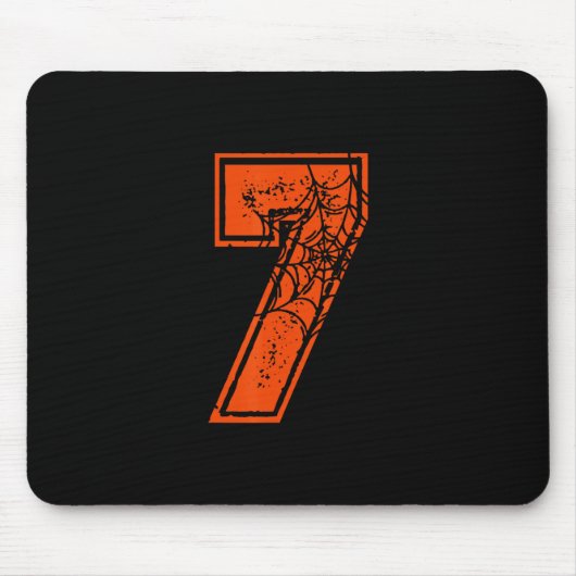 Nummer 7 67 Meme Halloween-Kürbiskostüm passend Mousepad (Vorne)