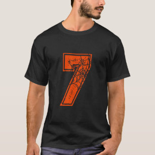 Nummer 7 67 Meme Halloween-Kürbiskostüm passend T-Shirt